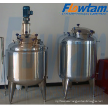 stainless steel steam heating mixing tank